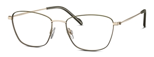 Titanflex 826051 Brillestel (Form: Cat Eye - Farve: Guld)