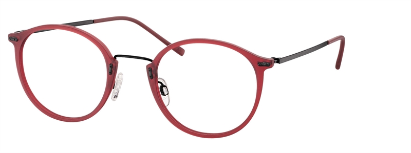 Titanflex 820899 Brillestel (Form: Panto - Farve: Rød)