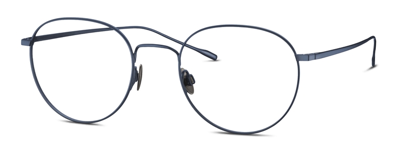 Titanflex 821055 Brillestel (Form: Oval - Farve: Blå)
