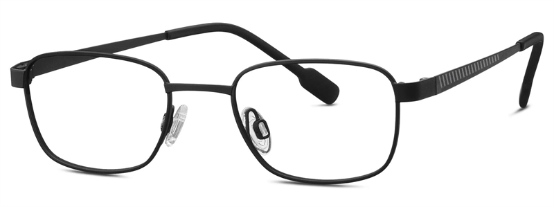 Titanflex 830161 Brillestel (Form: Firkantet - Farve: Sort)