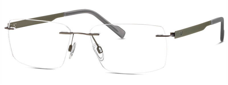 Titanflex 823014 Brillestel (Form: Firkantet - Farve: Grå)