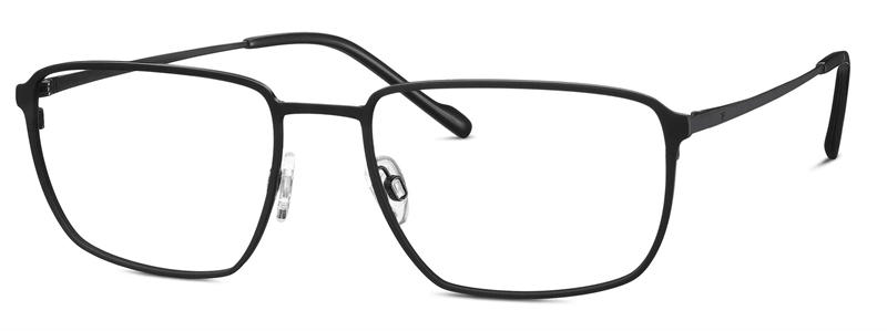 Titanflex 822039 Brillestel (Form: Firkantet - Farve: Sort)