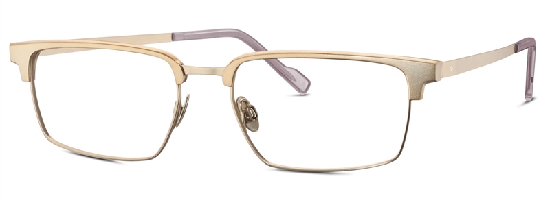 Titanflex 821051 Brillestel (Form: Firkantet - Farve: Guld)