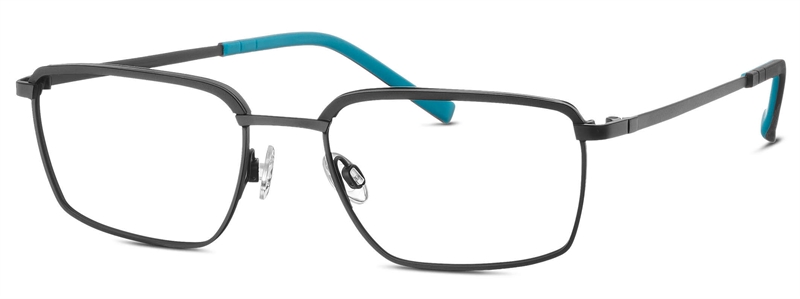 Titanflex 850105 Brillestel (Form: Firkantet - Farve: Sort)