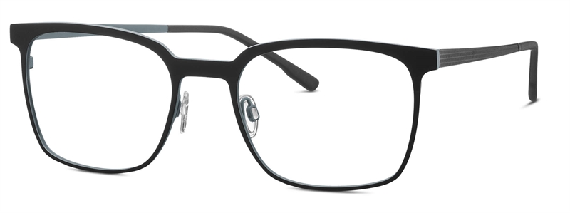 JOS 981097 Brillestel (Form: Firkantet - Farve: Sort)