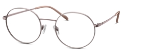 Titanflex 826032 Brillestel (Form: Rund - Farve: Rød)