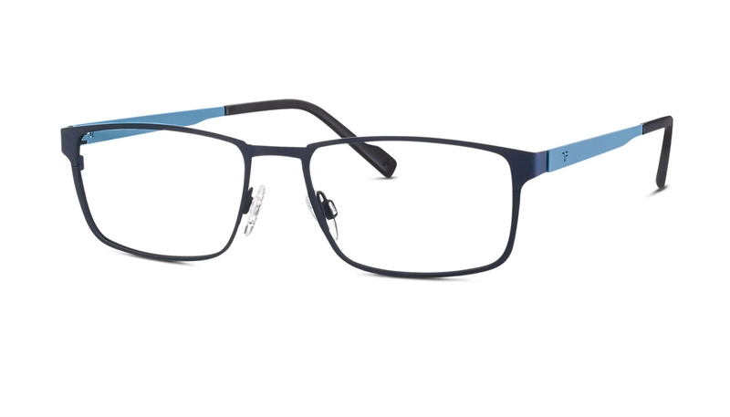 Titanflex 820755 Brillestel (Form: Firkantet - Farve: Blå)