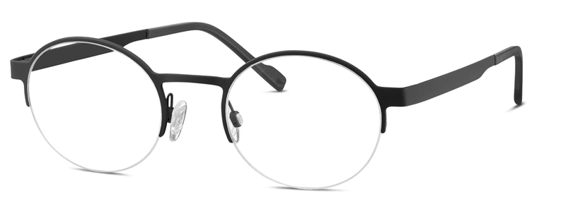 Titanflex 820913 Brillestel (Form: Panto - Farve: Sort)
