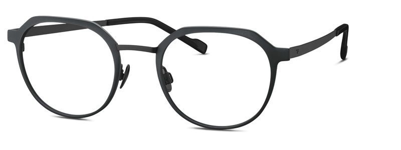 Titanflex 821048 Brillestel (Form: Panto - Farve: Sort)