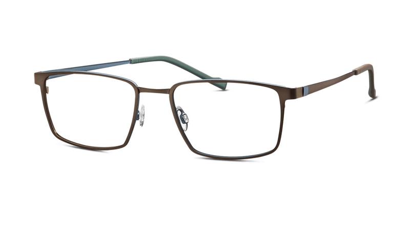Titanflex 850094 Brillestel (Form: Firkantet - Farve: Brun)