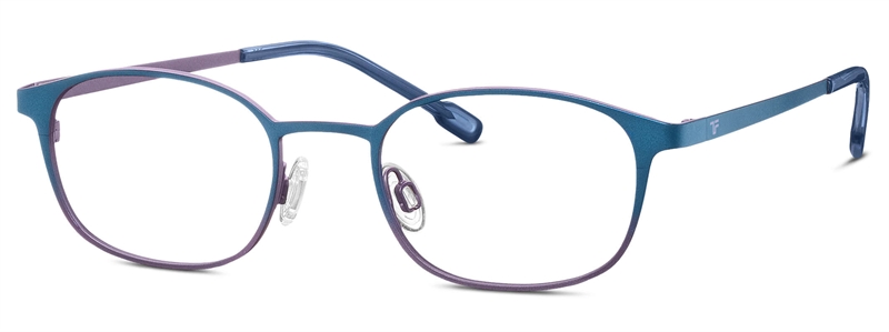 Titanflex 830142 Brillestel (Form: Firkantet - Farve: Blå)