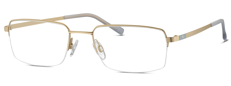 Titanflex 820920 Brillestel (Form: Firkantet - Farve: Guld)