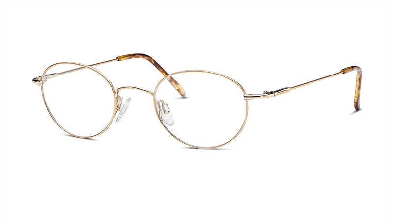 Titanflex 3666 Brillestel (Form: Panto - Farve: Guld)