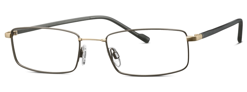 Titanflex 820940 Brillestel (Form: Firkantet - Farve: Guld)