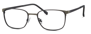 Titanflex 830137 Brillestel (Form: Firkantet - Farve: Sort)