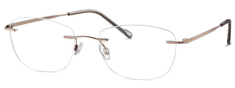 Titanflex 823015 Brillestel (Form: Firkantet - Farve: Guld)