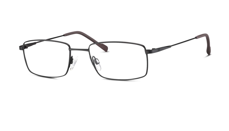 Titanflex 820745 Brillestel (Form: Firkantet - Farve: Sort)