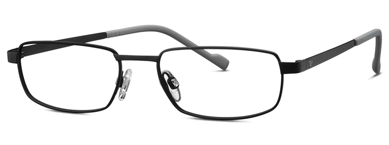 Titanflex 850117 Brillestel (Form: Firkantet - Farve: Sort)