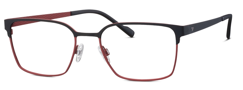 Titanflex 820949 Brillestel (Form: Firkantet - Farve: Sort)