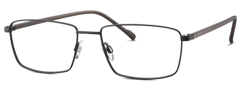 Titanflex 822037 Brillestel (Form: Firkantet - Farve: Sort)