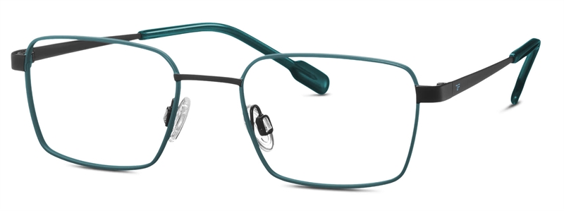 Titanflex 830144 Brillestel (Form: Firkantet - Farve: Sort)