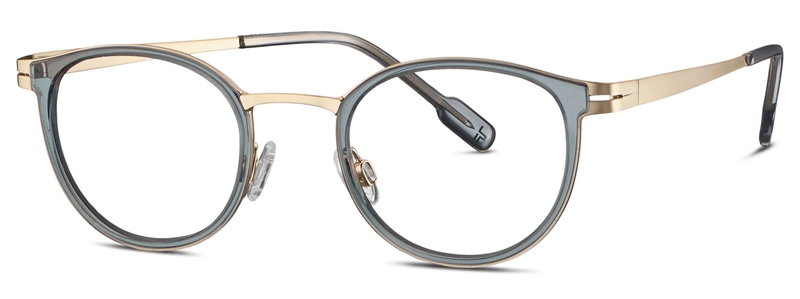 Titanflex 830155 Brillestel (Form: Panto - Farve: Guld)