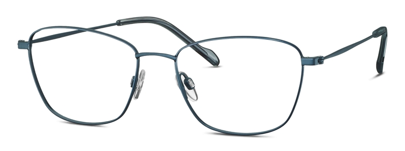 Titanflex 826051 Brillestel (Form: Cat Eye - Farve: Blå)