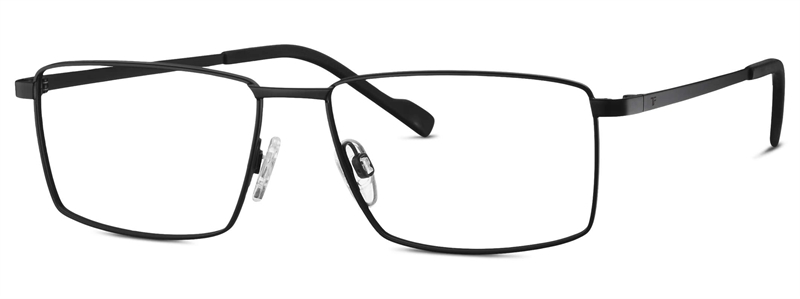 Titanflex 822025 Brillestel (Form: Firkantet - Farve: Sort)