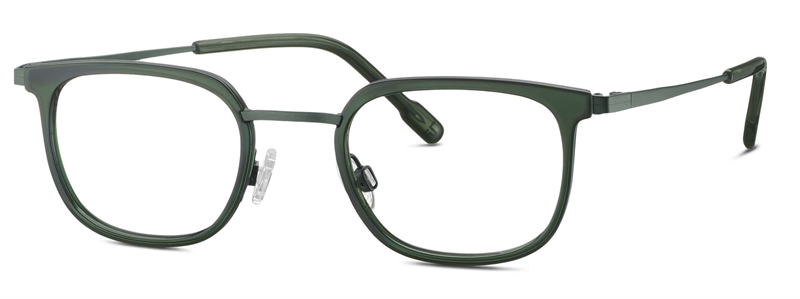 Titanflex 830149 Brillestel (Form: Firkantet - Farve: Grøn)