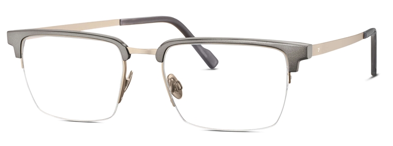 Titanflex 821050 Brillestel (Form: Firkantet - Farve: Guld)