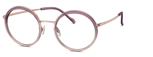 Titanflex 826040 Brillestel (Form: Rund - Farve: Guld)