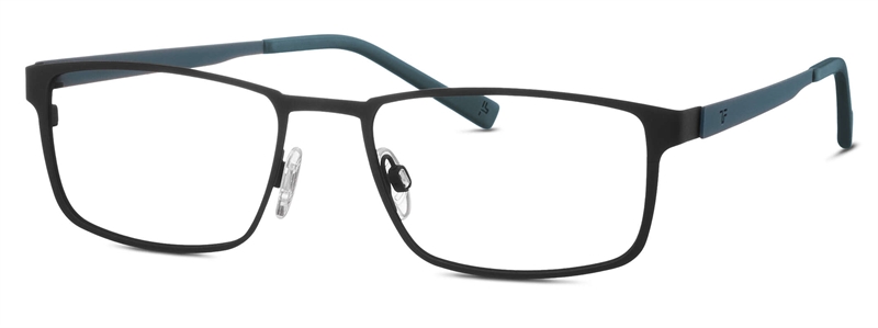 Titanflex 820755 Brillestel (Form: Firkantet - Farve: Sort)