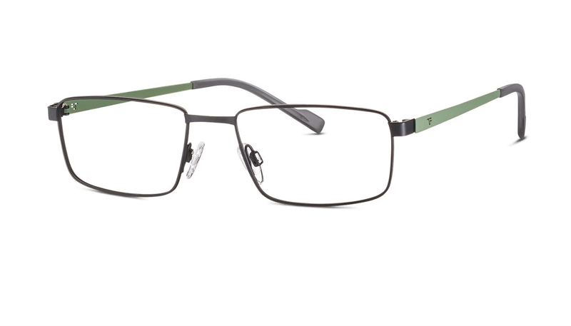 Titanflex 820830 Brillestel (Form: Firkantet - Farve: Sort)