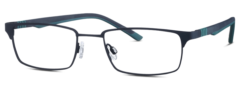 Titanflex 830055 Brillestel (Form: Firkantet - Farve: Blå)