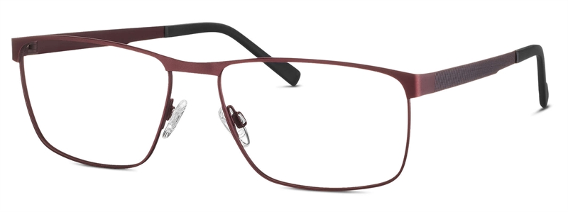 Titanflex 820885 Brillestel (Form: Firkantet - Farve: Rød)