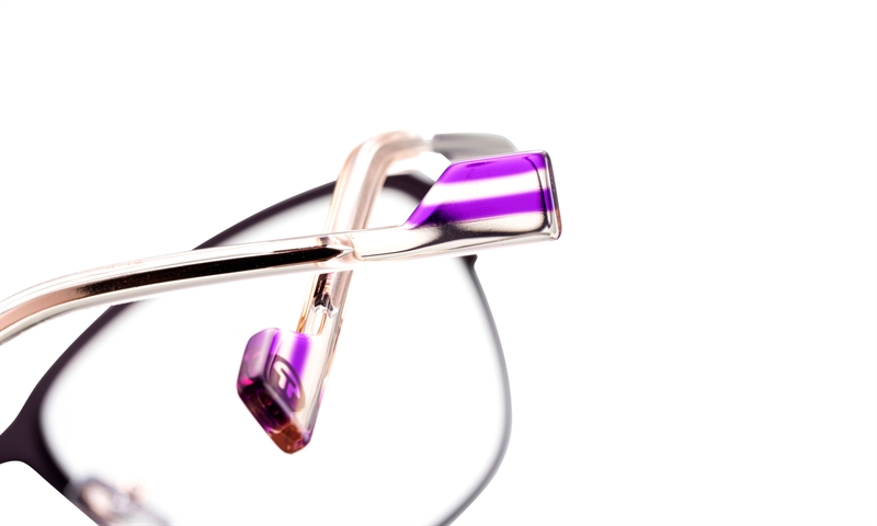 BELLINGER PINLINES Brillestel (Form: Firkantet - Farve: Lilla)