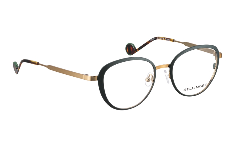 BELLINGER ELLIPSE-1 Brillestel (Form: Cat Eye - Farve: Grøn)