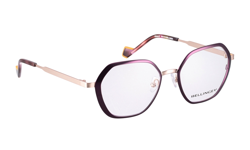 BELLINGER ELLIPSE-3 Brillestel (Form: Summerbird - Farve: Lilla)