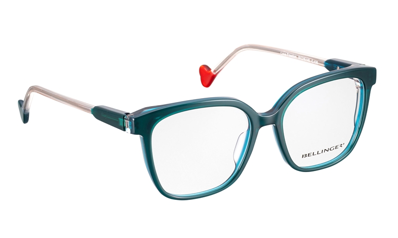 BELLINGER LOVE-FREEDOM Brillestel (Form: Summerbird - Farve: Grøn)