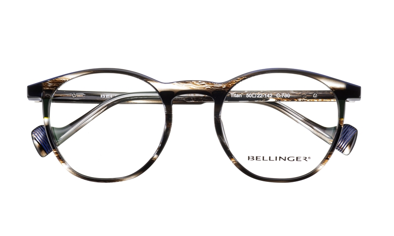 BELLINGER TITAN Brillestel (Form: Panto - Farve: Grå)