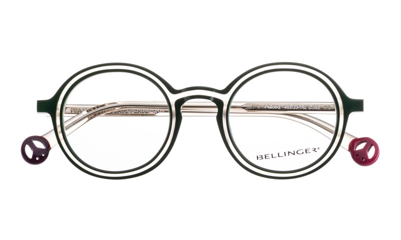 BELLINGER PEACE-2 Brillestel (Form: Firkantet - Farve: Grøn)