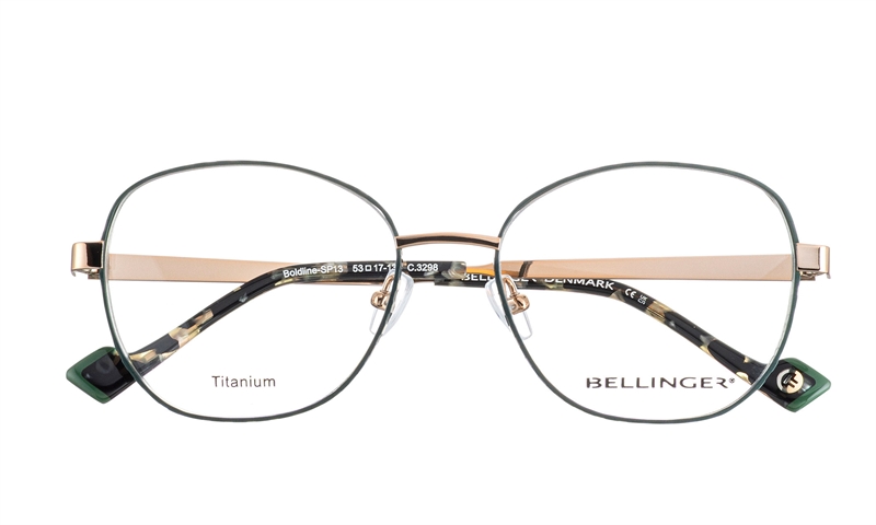 BELLINGER BOLDLINE-SP13 Brillestel (Form: Summerbird - Farve: Grøn)