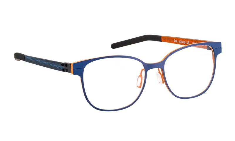 BLAC LEA Brillestel (Form: Firkantet - Farve: Blå)