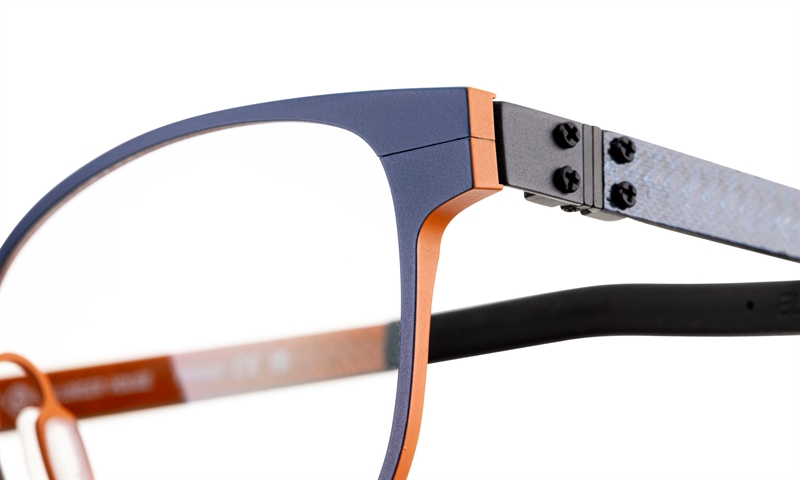 BLAC LEA Brillestel (Form: Firkantet - Farve: Blå)