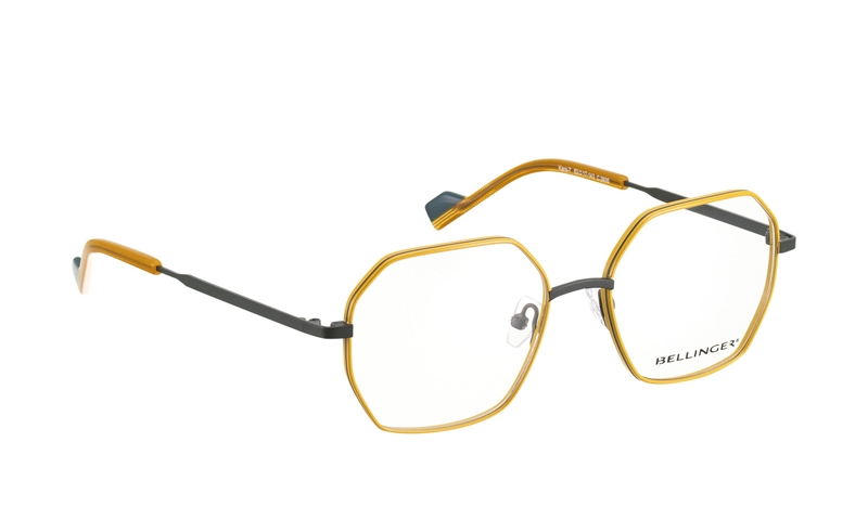 BELLINGER KARA-7 Brillestel (Form: Summerbird - Farve: Gul)