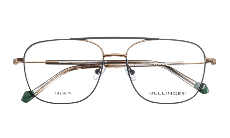 BELLINGER LESS-TITANIUM-5 Brillestel (Form: Firkantet - Farve: Grå)