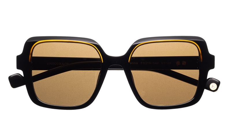 ENTOURAGE OF 7 RAVENNA Solbrille (Form: Firkantet - Farve: Sort)