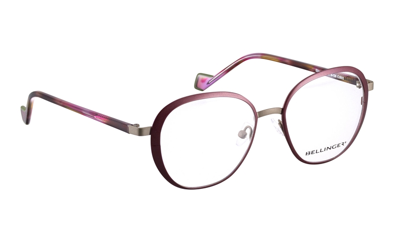 BELLINGER ELLIPSE-4 Brillestel (Form: Summerbird - Farve: Lilla)