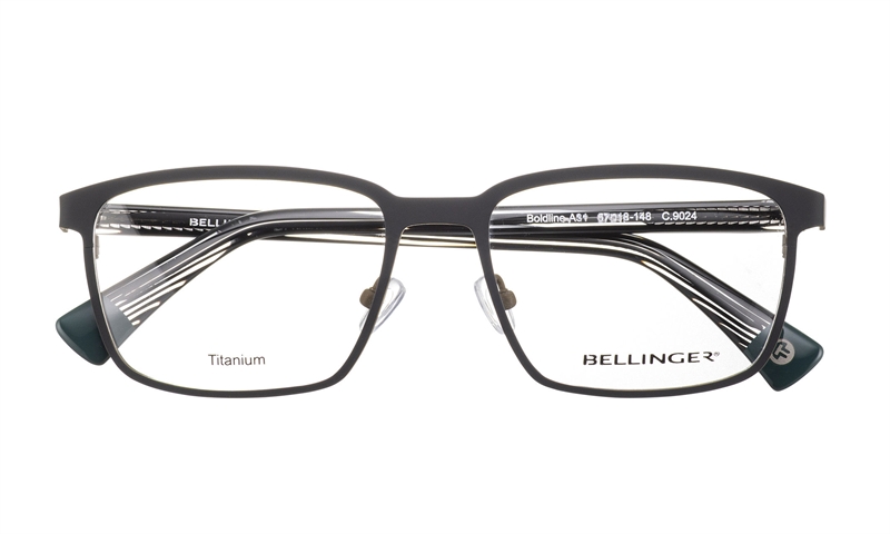 BELLINGER BOLDLINE-A31 Brillestel (Form: Firkantet - Farve: Sort)
