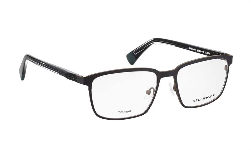 BELLINGER BOLDLINE-A31 Brillestel (Form: Firkantet - Farve: Sort)